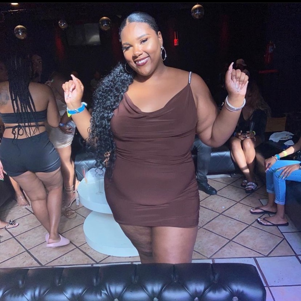 Chocolate AKIRA Mini Dress